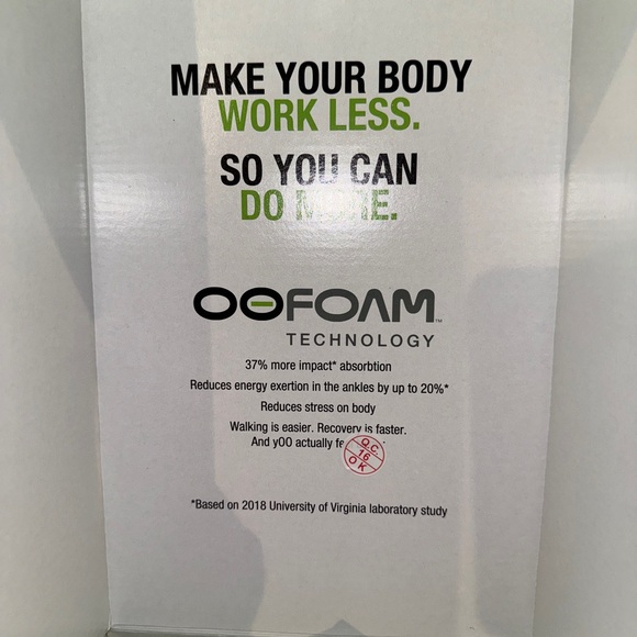 WOMEN'S OOFOS OOMG EEZEE LOW SHOE - NAVY Women’s 9 - Picture 6 of 6